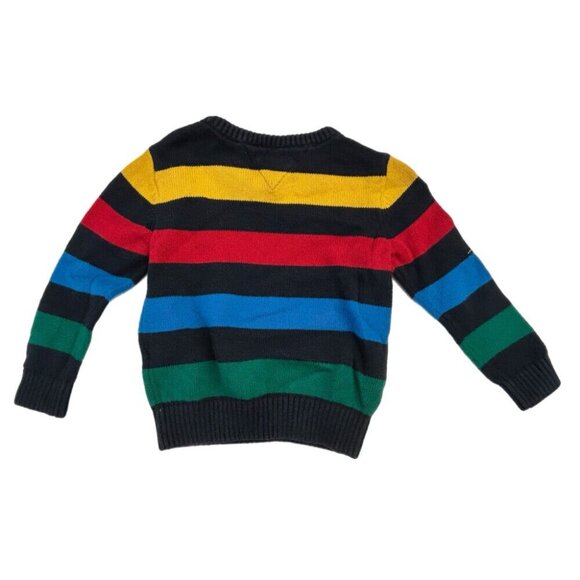 Tommy Hilfiger Y2K long sleeve stripe sweater SIZE 24 MONTHS - Picture 2 of 3